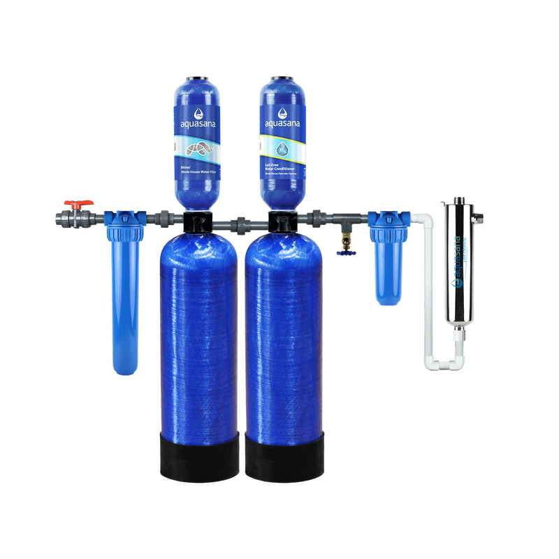 Rhino&reg; Well Water with UV and Tall Salt-Free Water Conditioner image number 0