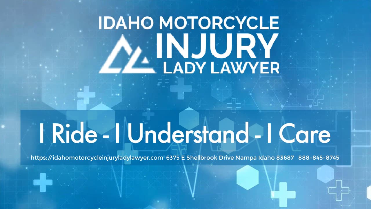 Image with Idaho Motorcycle Injury Lady Lawyer LOGO